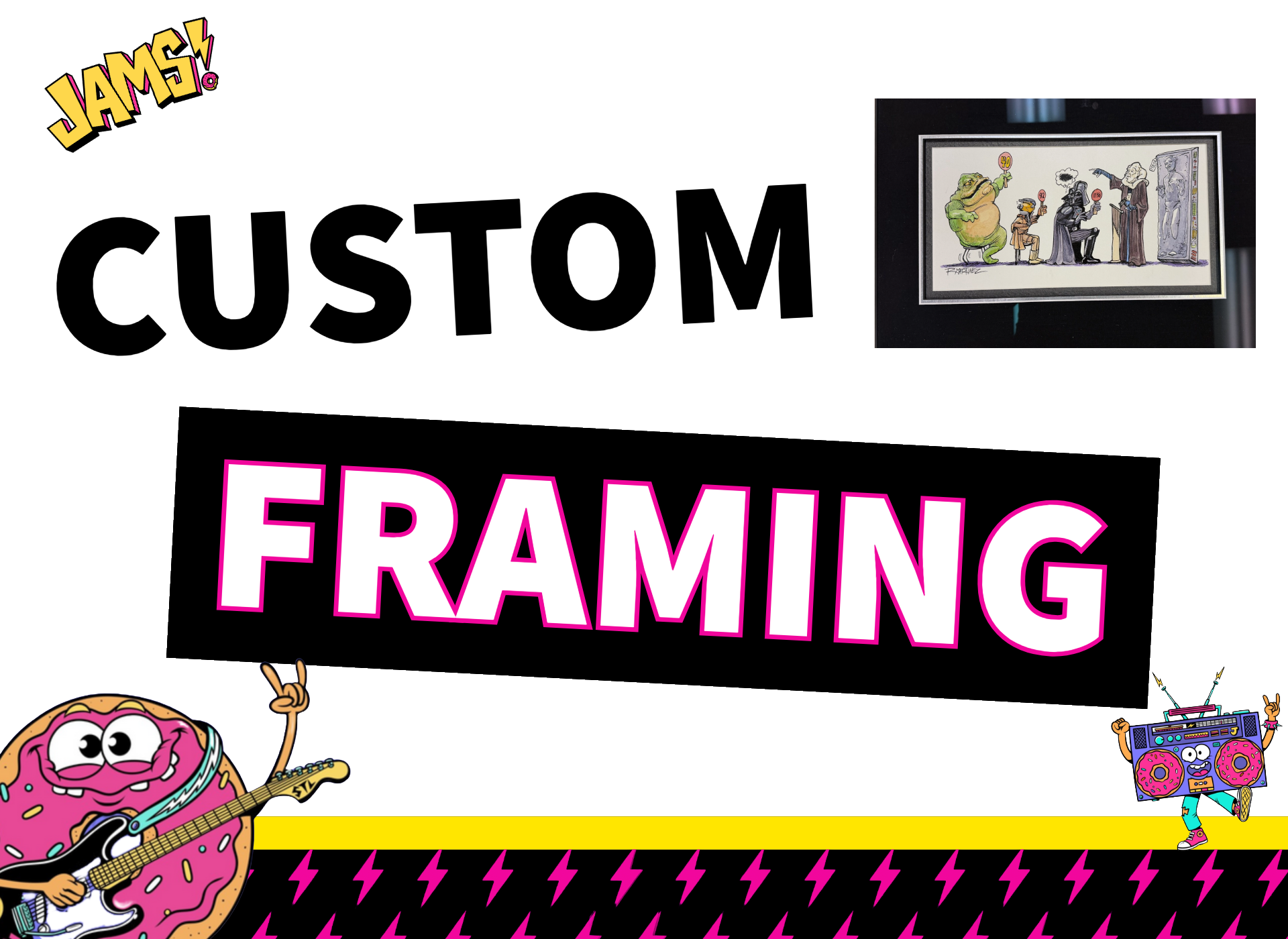 Custom framing and display services